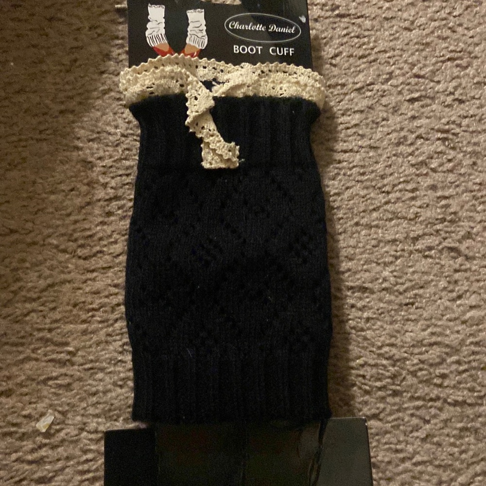 Charlotte daniel boot cuff socks